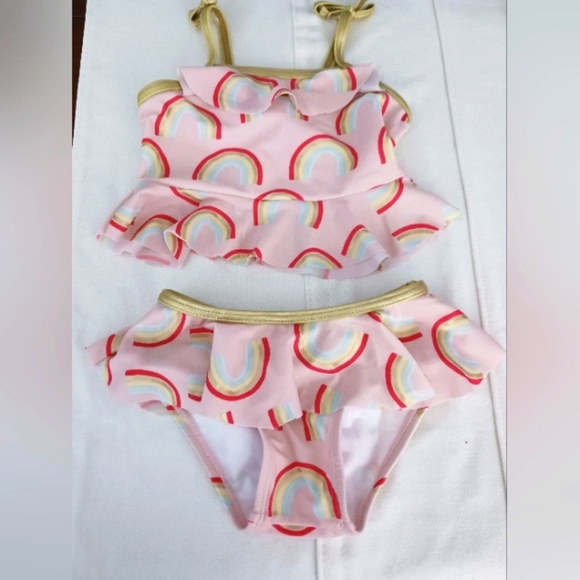 FreeStyle Revolution Like New Baby Girl 2 piece Bathing suit. Size 18 months. - Picture 1 of 6